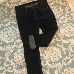 Dark straight leg jeans